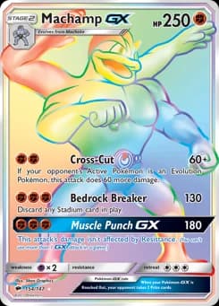 Machamp-GX Burning Shadows 154