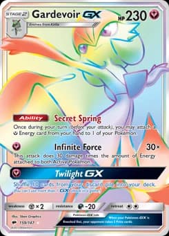 Gardevoir-GX Burning Shadows 159