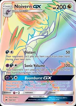 Noivern-GX Burning Shadows 160