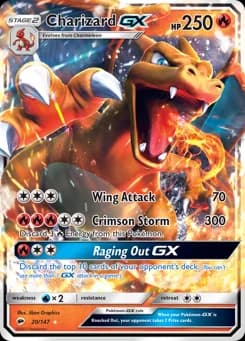 Charizard-GX Burning Shadows 20