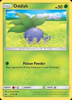 Oddish Burning Shadows 4