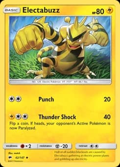 Electabuzz Burning Shadows 42