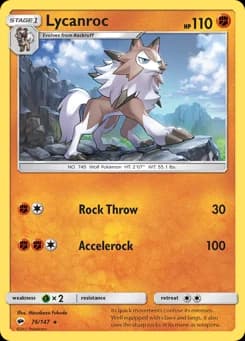Lycanroc Burning Shadows 76