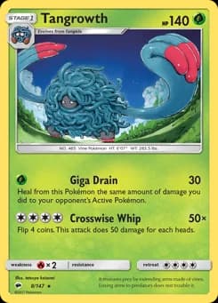 Tangrowth Burning Shadows 8