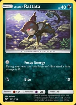 Alolan Rattata Burning Shadows 81