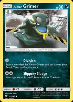 Alolan Grimer Burning Shadows 83