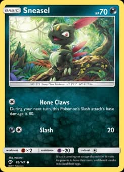 Sneasel Burning Shadows 85