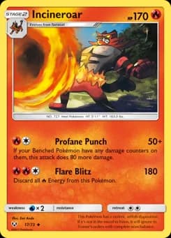 Incineroar Shining Legends 17