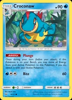 Croconaw Shining Legends 19