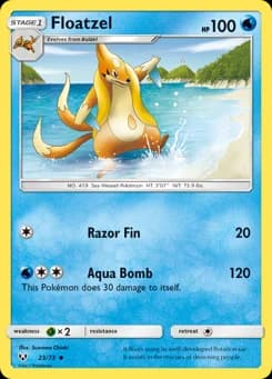 Floatzel Shining Legends 23