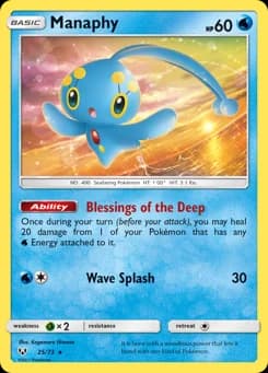 Manaphy Shining Legends 25