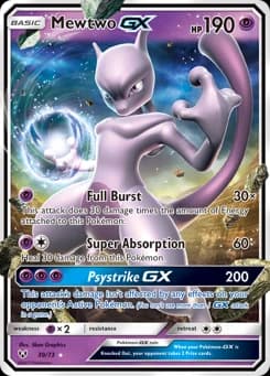 Mewtwo-GX Shining Legends 39