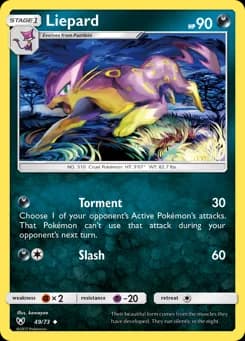 Liepard Shining Legends 49