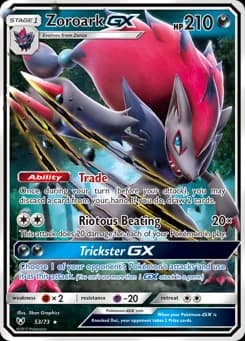 Zoroark-GX Shining Legends 53