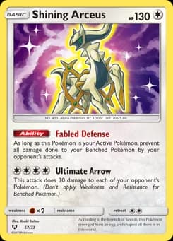 Shining Arceus Shining Legends 57