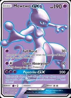 Mewtwo-GX Shining Legends 72