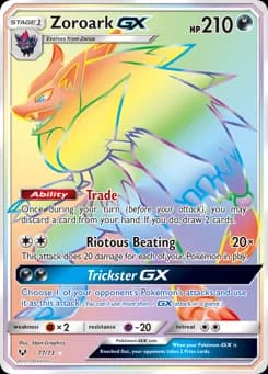 Zoroark-GX Shining Legends 77