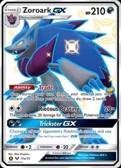 Zoroark-GX Shining Legends 77a