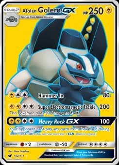 Alolan Golem-GX Crimson Invasion 102