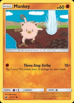 Mankey Crimson Invasion 50