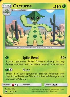 Cacturne Crimson Invasion 6