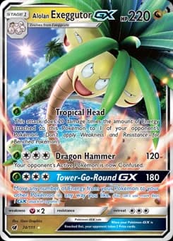 Alolan Exeggutor-GX Crimson Invasion 74