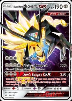 Dusk Mane Necrozma-GX Ultra Prism 90