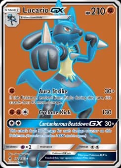 Lucario-GX Forbidden Light 122