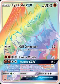 Zygarde-GX Forbidden Light 136