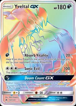 Yveltal-GX Forbidden Light 137