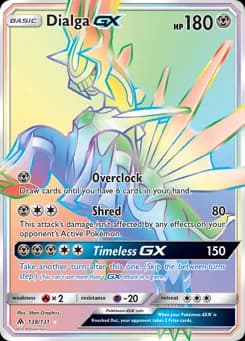 Dialga-GX Forbidden Light 138