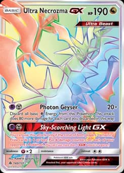 Ultra Necrozma-GX Forbidden Light 140