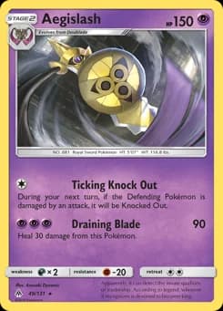 Aegislash Forbidden Light 49