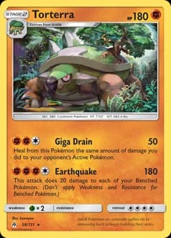 Torterra Forbidden Light 58