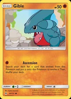 Gible Forbidden Light 60