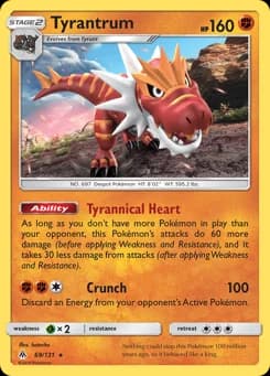 Tyrantrum Forbidden Light 69