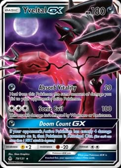 Yveltal-GX Forbidden Light 79
