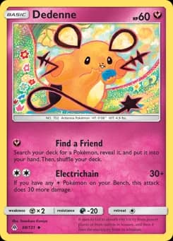 Dedenne Forbidden Light 88