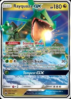 Rayquaza-GX Celestial Storm 109