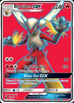 Blaziken-GX Celestial Storm 153