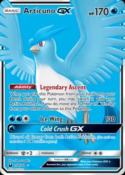 Articuno-GX Celestial Storm 154