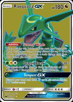 Rayquaza-GX Celestial Storm 160
