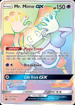 Mr. Mime-GX Celestial Storm 173