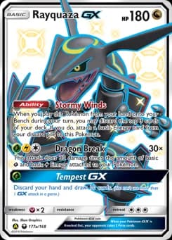Rayquaza-GX Celestial Storm 177a