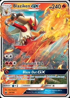 Blaziken-GX Celestial Storm 28