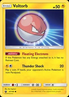 Voltorb Celestial Storm 47