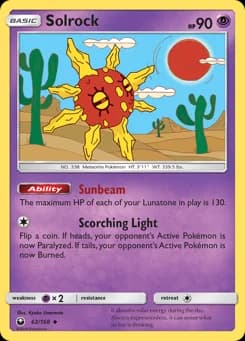 Solrock Celestial Storm 62