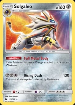 Solgaleo Celestial Storm 99