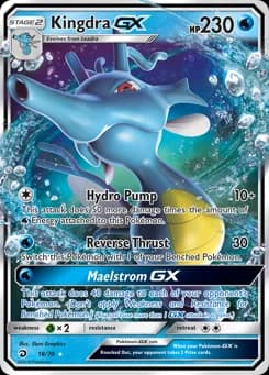 Kingdra-GX Dragon Majesty 18