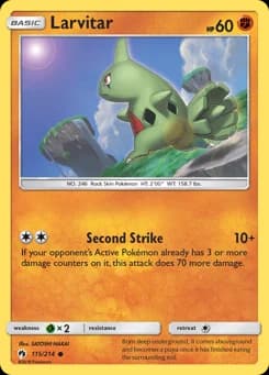 Larvitar Lost Thunder 115